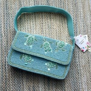 Beaded Sea Turtle Design Bag